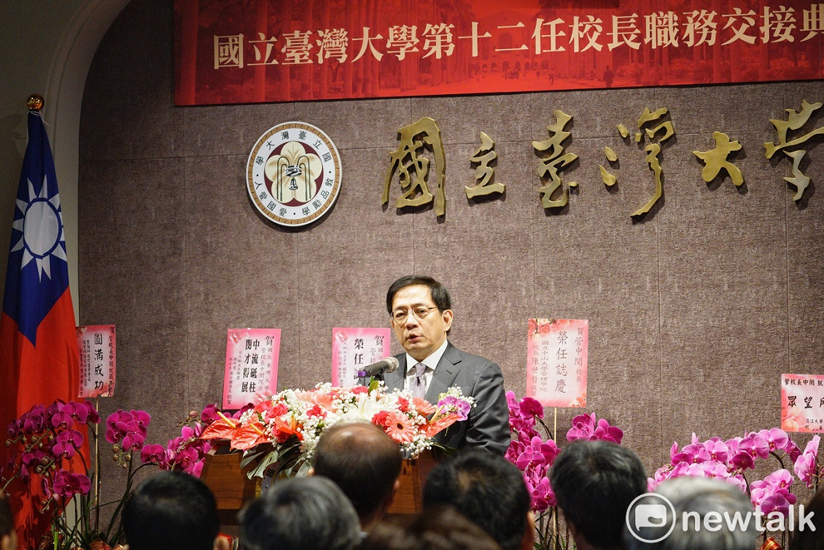 公懲會今天下午判決管中閔申誡處分確定，管中閔引用唐朝詩人陳子昂的詩，表示自己遭讒言所害。 圖：張良一／攝 (資料照片)