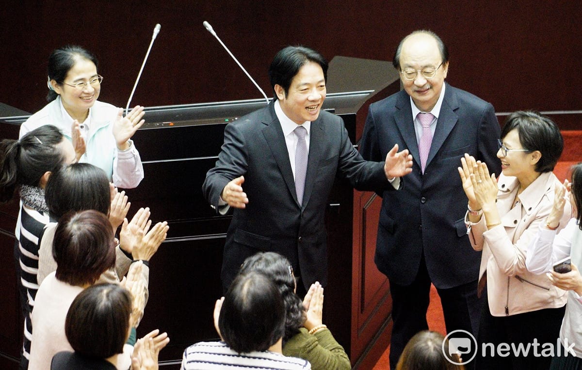 立法院臨時今（10）日傍晚完成中央政府總預算案三讀程序，行政院長賴清德於傍晚5時40分將前往立院致意。 圖：張良一／攝