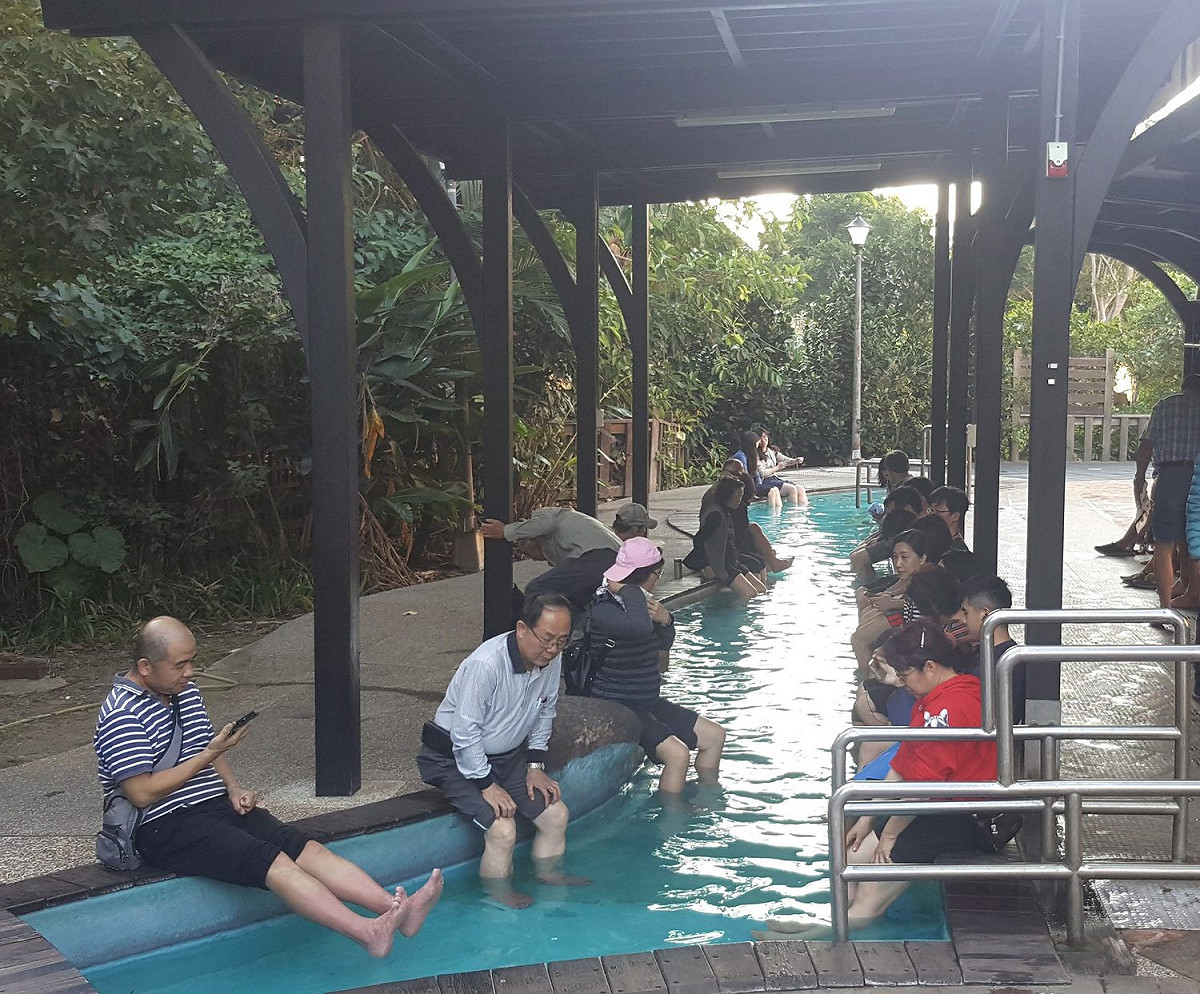 泉源公園泡腳池園區。 圖：台北市政府產業發展局/提供