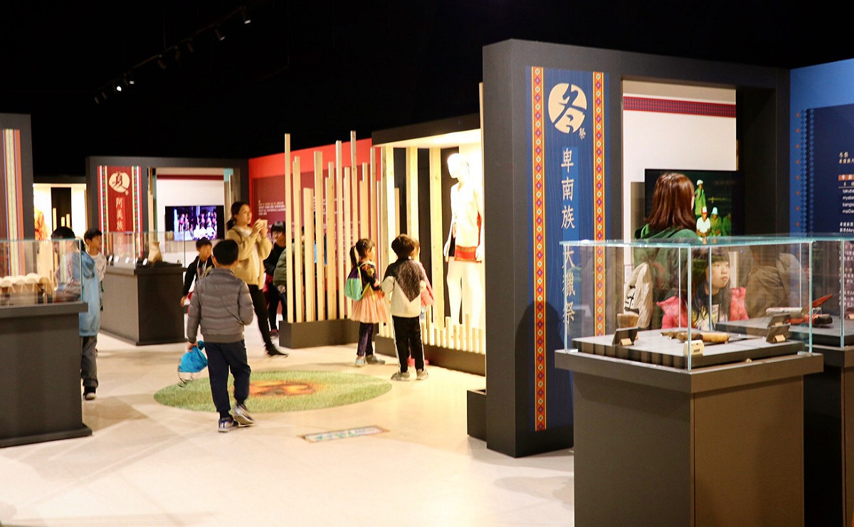 台灣原住民族歲時祭典特展以四季時序展出4個原住民祭典。 圖：十三行博物館/提供