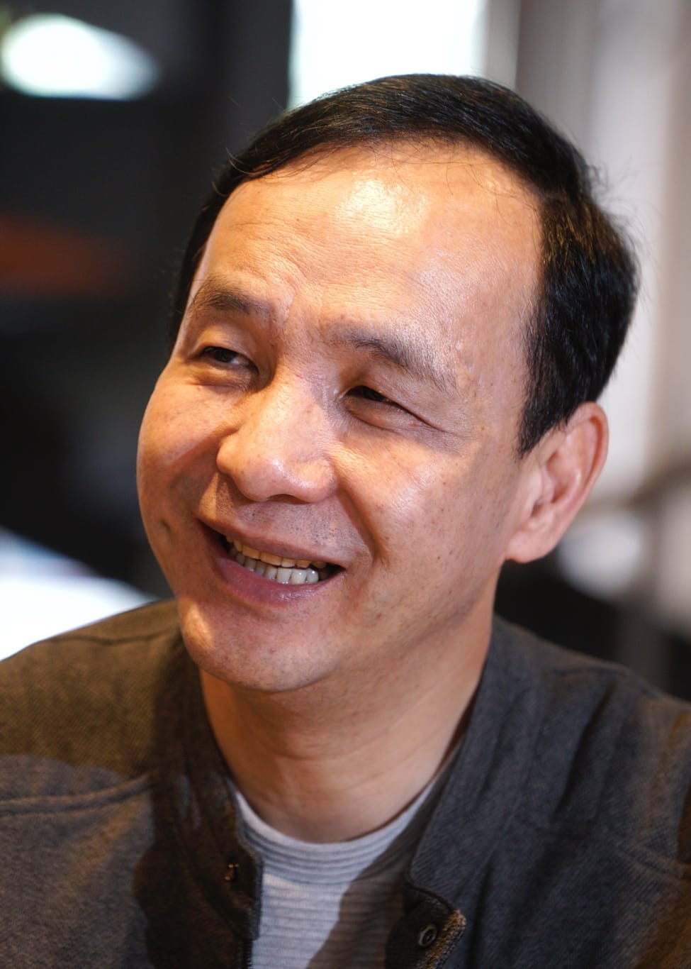 朱立倫參訪TeSA亞太品牌商務加速器。 圖：張良一/攝