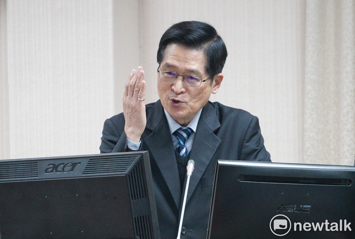 國防部長嚴德發。 圖：張良一/攝