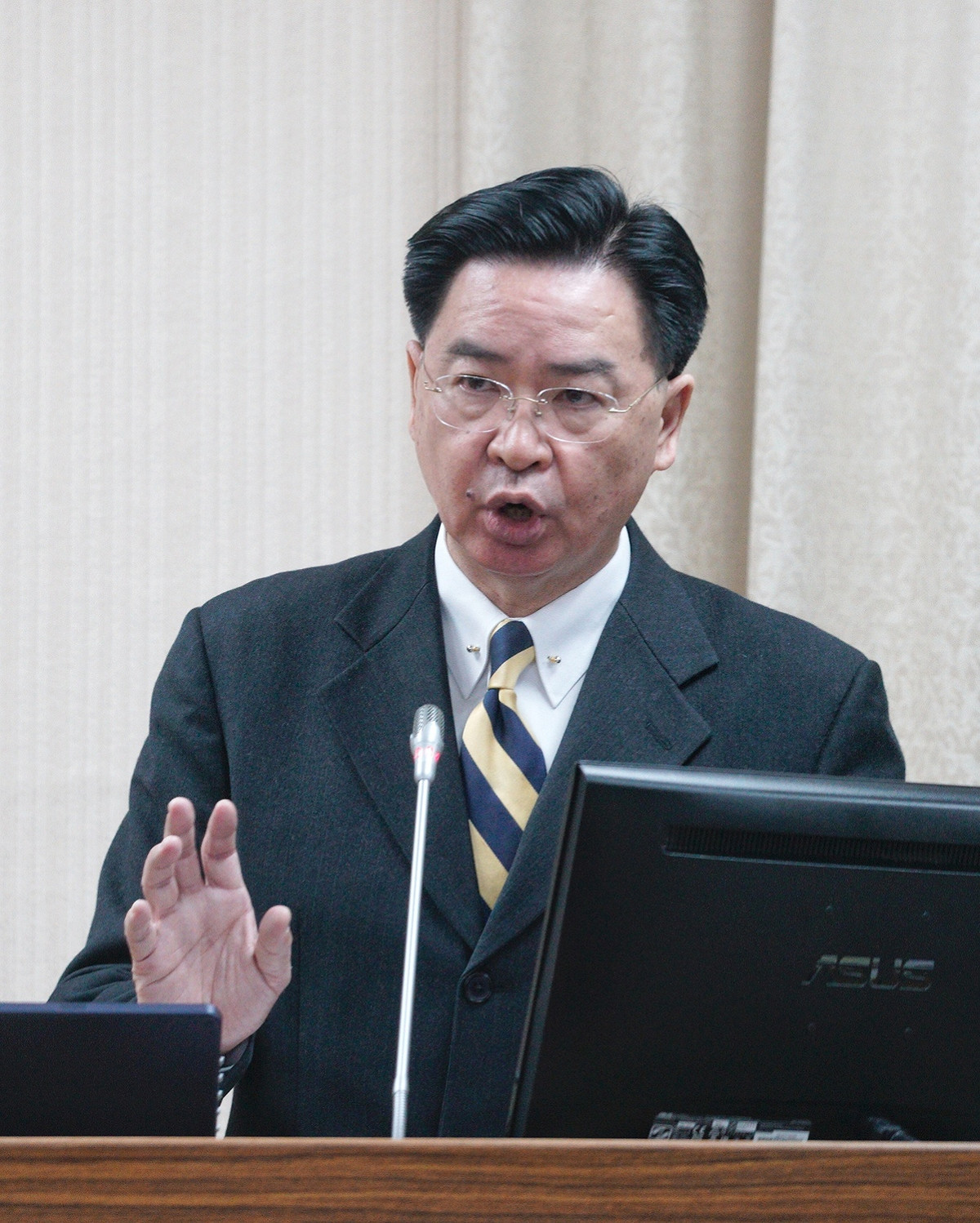 吳釗燮今天前往立法院備詢。 圖：張良一/攝( 資料照)
