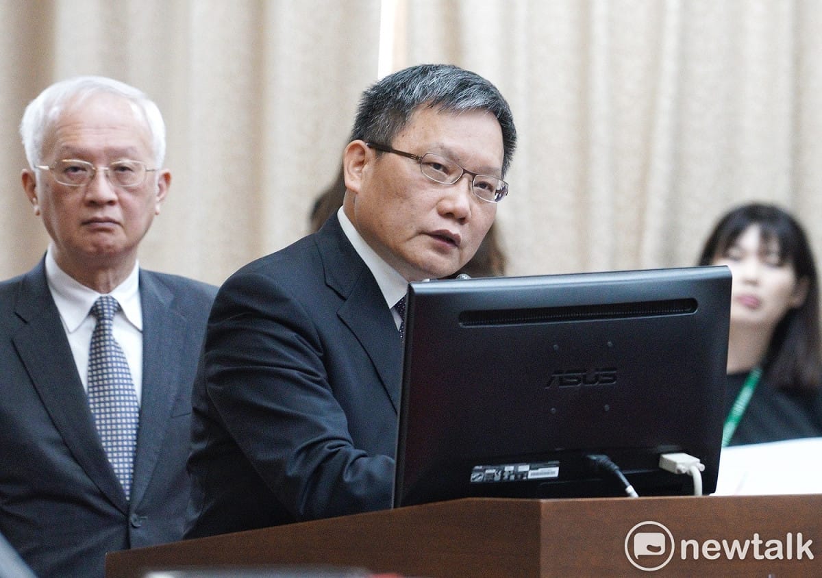 財政部長蘇建榮在立院財政委員會備詢。 圖：張良一/攝（資料照片）