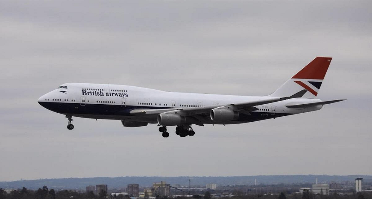 英國航空機師沒發現拿錯計劃表，飛錯航線 圖：翻攝自British Airways推特