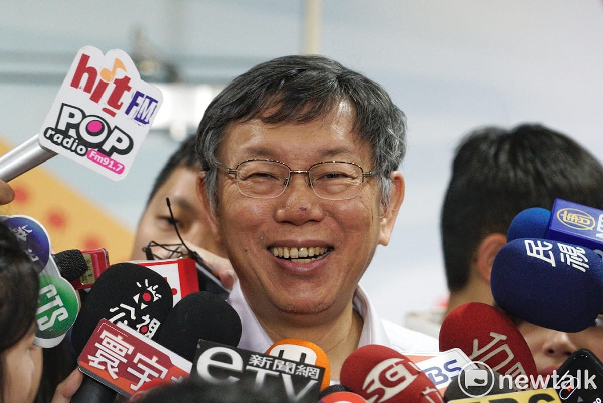 台北市長柯文哲。 圖：張良一 / 攝（資料照）