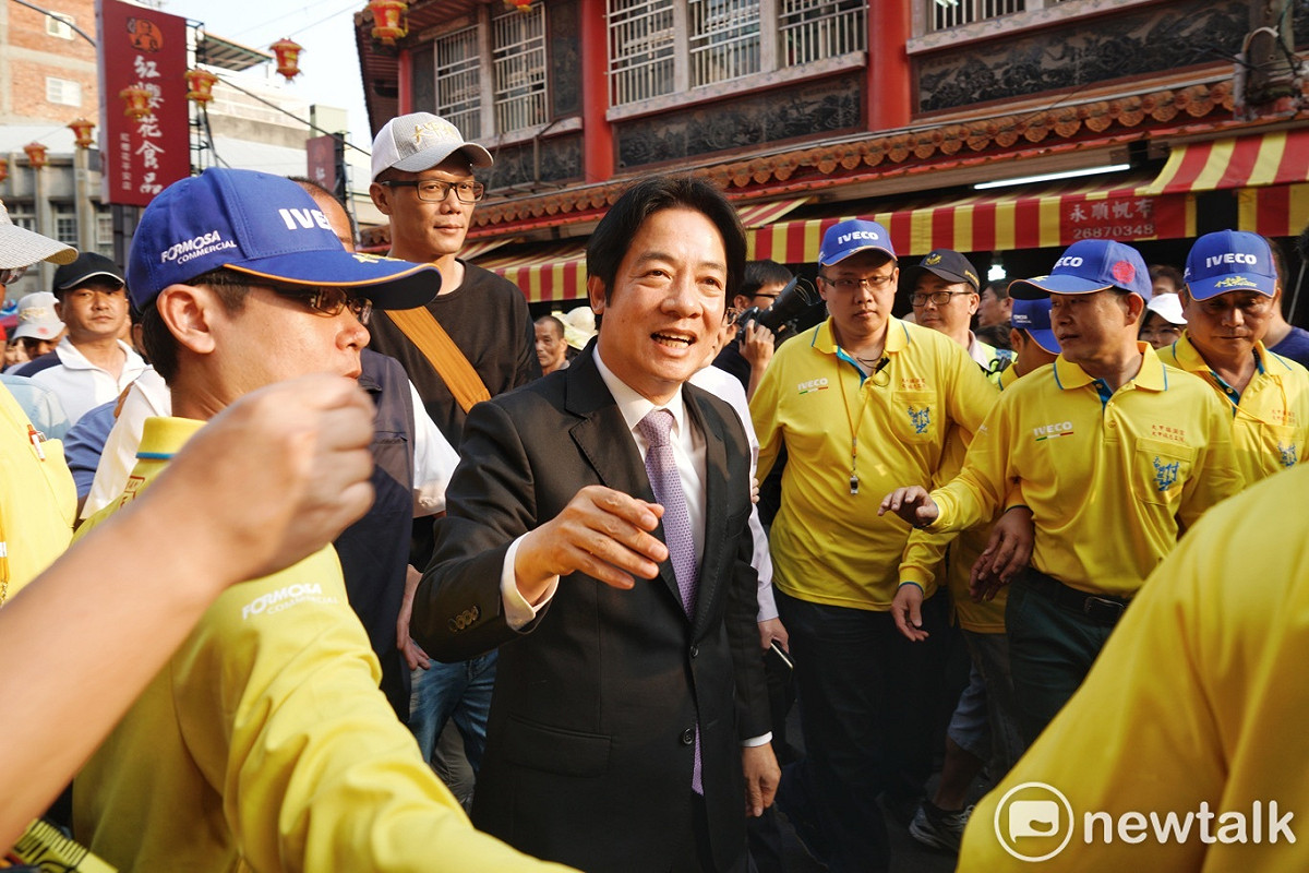 賴清德鎮瀾宮參拜。 圖：張良一 / 攝