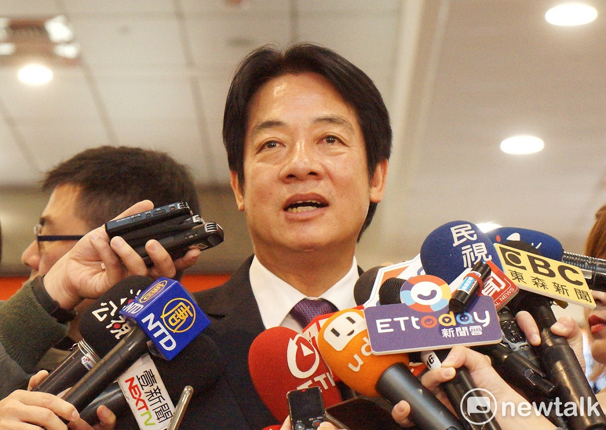 前行政院長賴清德訪日前受訪。 圖：張良一/攝（資料照片）