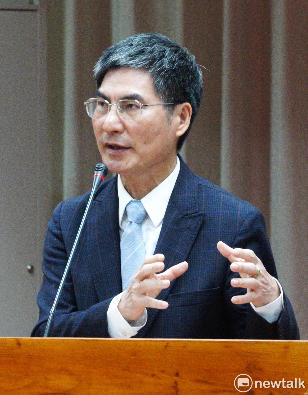 總統蔡英文去年宣布將成立數位發展部會，科技部今天對此表示，將會統整國外經驗提供總統參考，協助新部會成立。圖為科技部長陳良基，資料照。 圖：張良一／攝