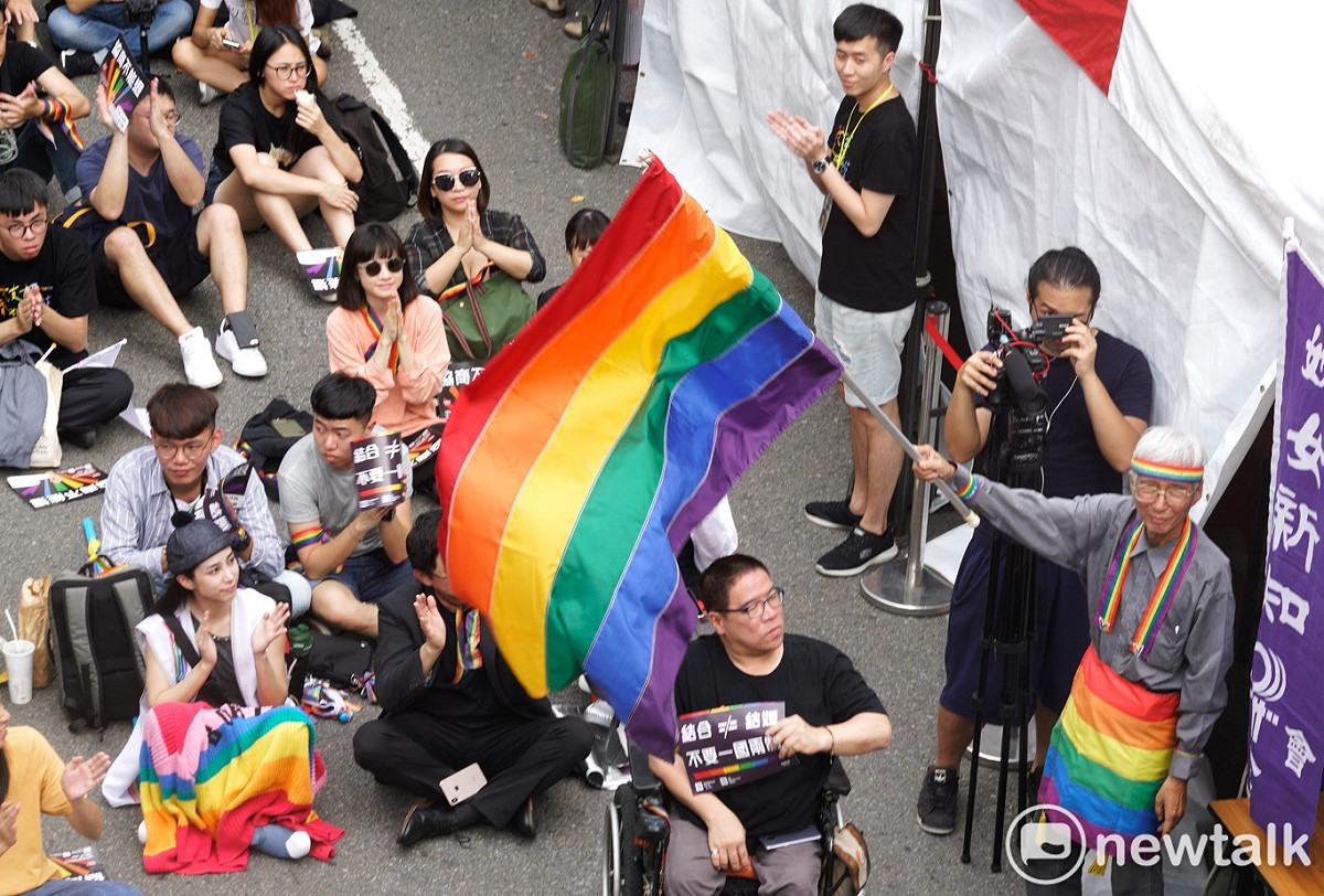 同婚專法將在禮拜五院會表決。 圖：張良一/攝