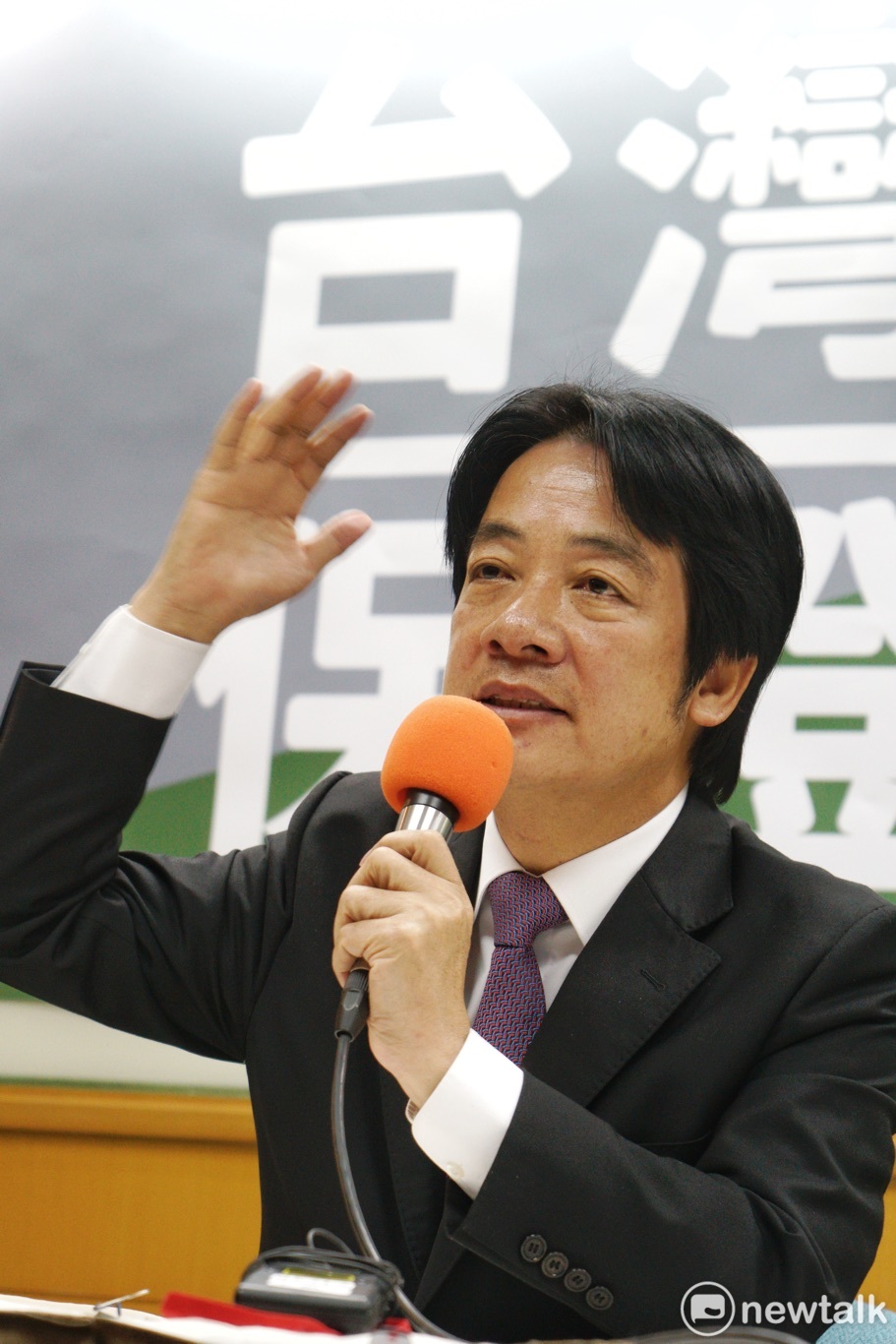 前行政院長賴清德今日召開「賴清德守護台灣」記者會。 圖：張良一 / 攝