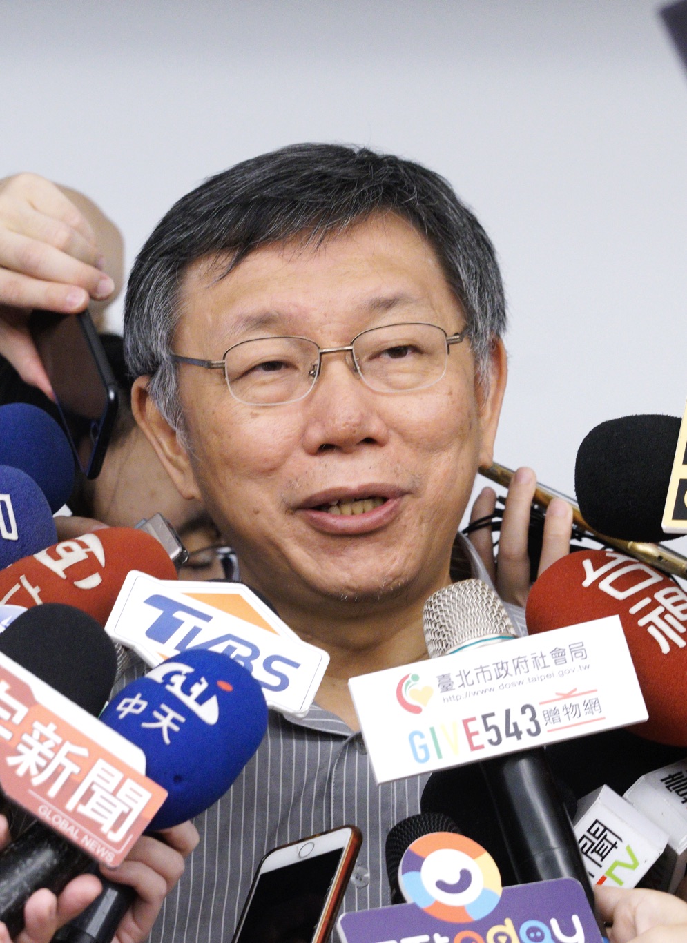 台北市長柯文哲。 圖：新頭殼資料照（張良一 / 攝）