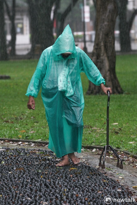 今天全台多處有陣雨或雷雨，北部地區及東半部山區有局部大雨發生的機率。 圖：張良一／攝
