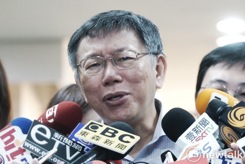 柯文哲認為，韓國瑜支持聲量爆漲是因民怨力量導致。 圖：張良一 / 攝 (資料照片)