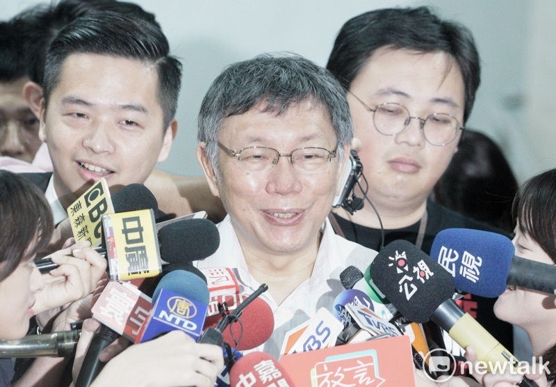 台北市長柯文哲。 圖：張良一 / 攝