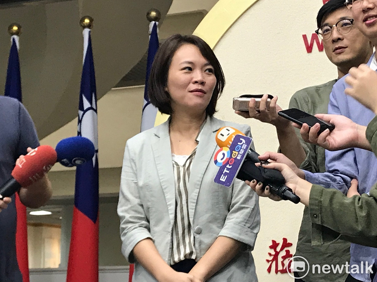 民進黨台北市議員簡舒培。 圖：周煊惠 ／攝