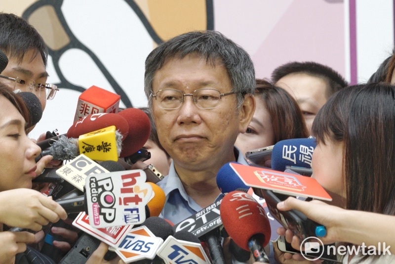 台北市長柯文哲的台灣民眾黨預計在首波區域立委推出7人。 圖：張良一 / 攝（資料照片）