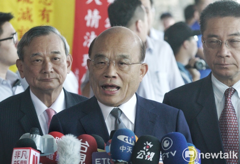 行政院長蘇貞昌受訪。 圖：張良一/攝（資料照片）