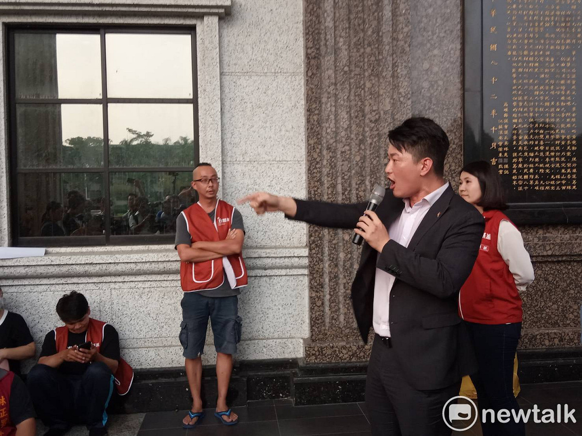 台灣基進發言人陳柏惟。 圖：孫家銘／攝