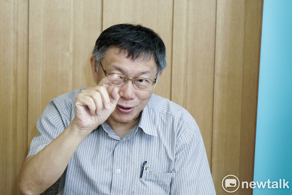 台北市長柯文哲。 圖：張良一 / 攝（資料照片）