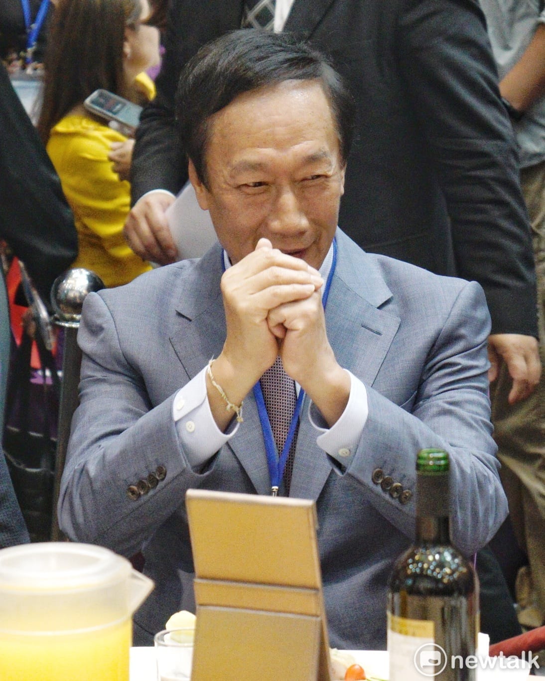 鴻海創辦人郭台銘。圖為郭3日出席台灣玉山科技協會會員大會。 圖：張良一/攝