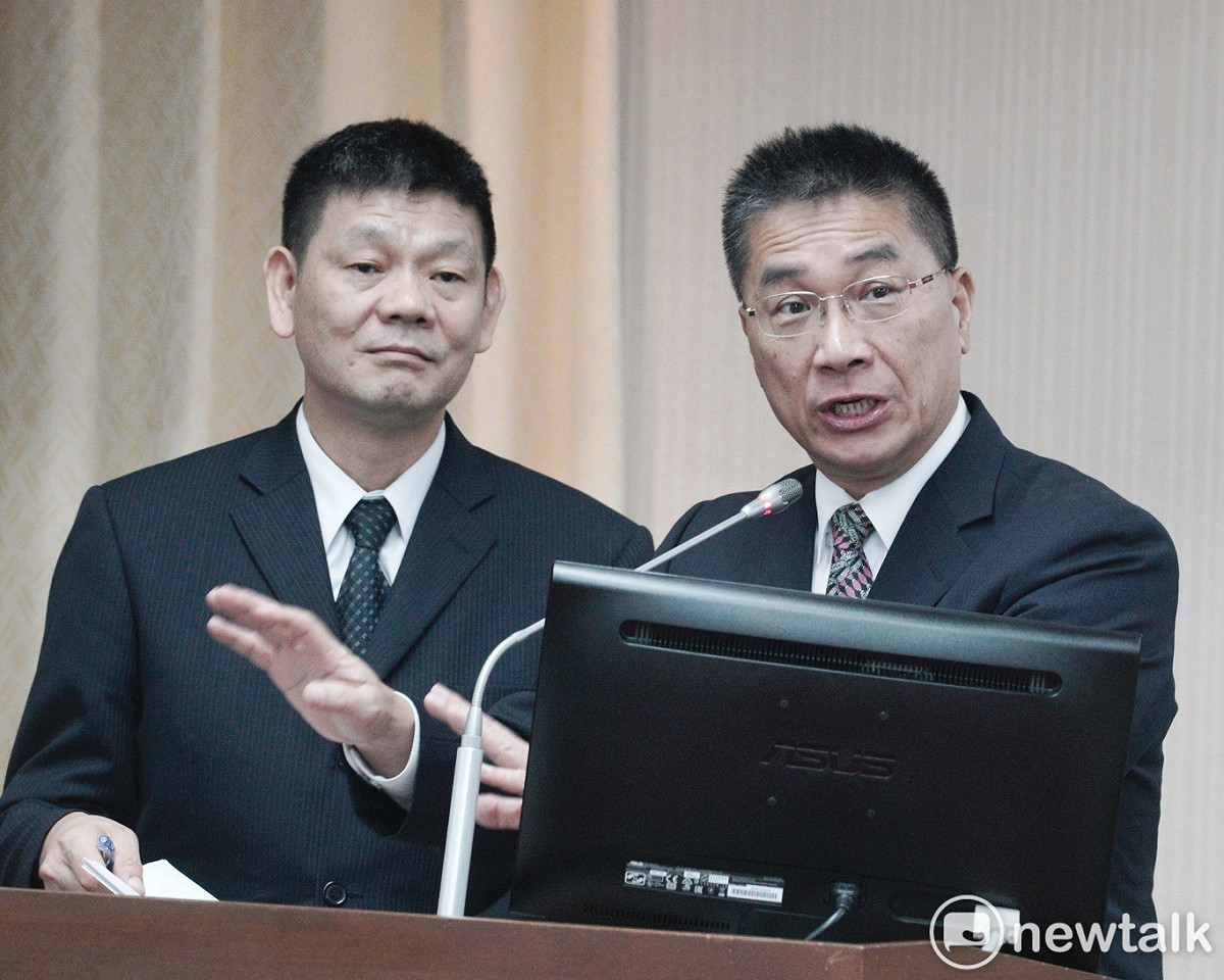 內政部長徐國勇、消防署長陳文龍今天前往立院內政委員會備詢。 圖：張良一/攝
