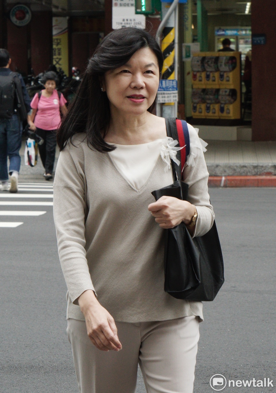 被視為婦聯會鷹派的會員代表潘維剛。 圖：張良一/攝