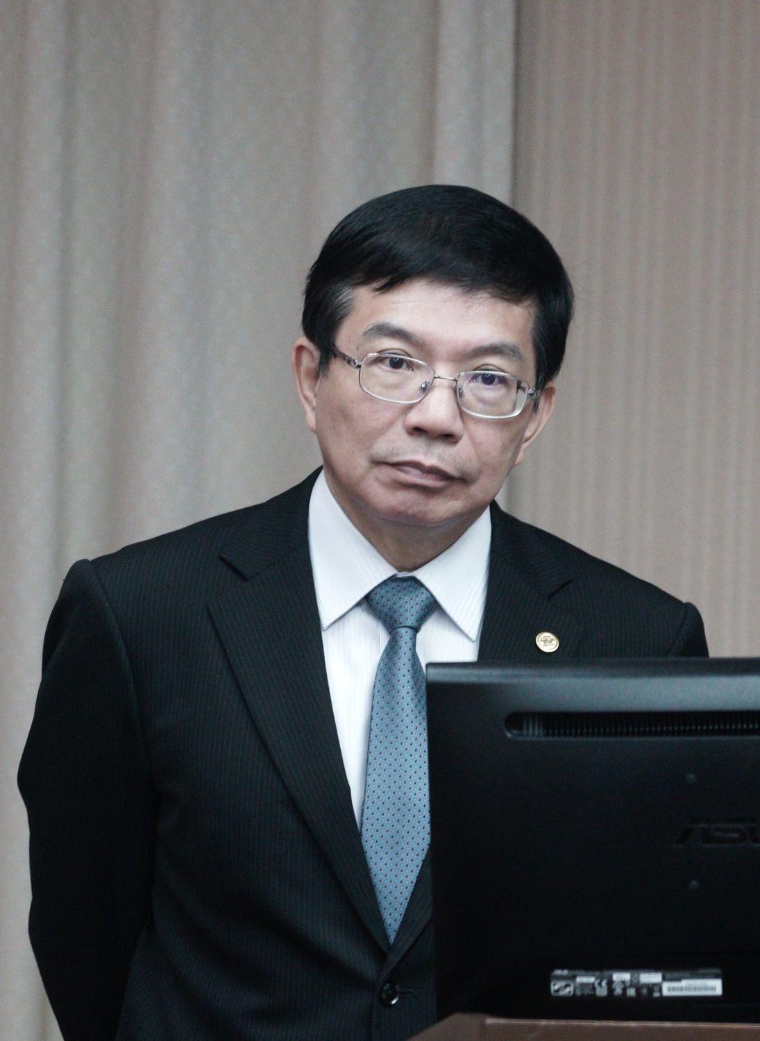 交通部次長王國材在立院交通委員會備詢。 圖：張良一/攝