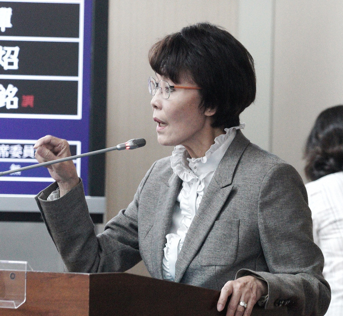 國民黨立委黃昭順。 圖：張良一/攝(資料照)