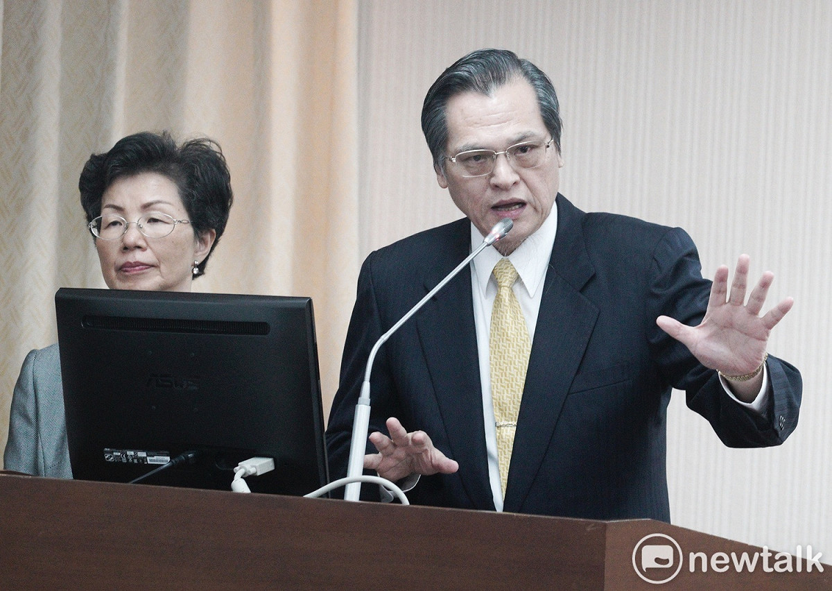 陸委會主委陳明通、海基會董事長張小月到立院內政委員會備詢。 圖：張良一/攝