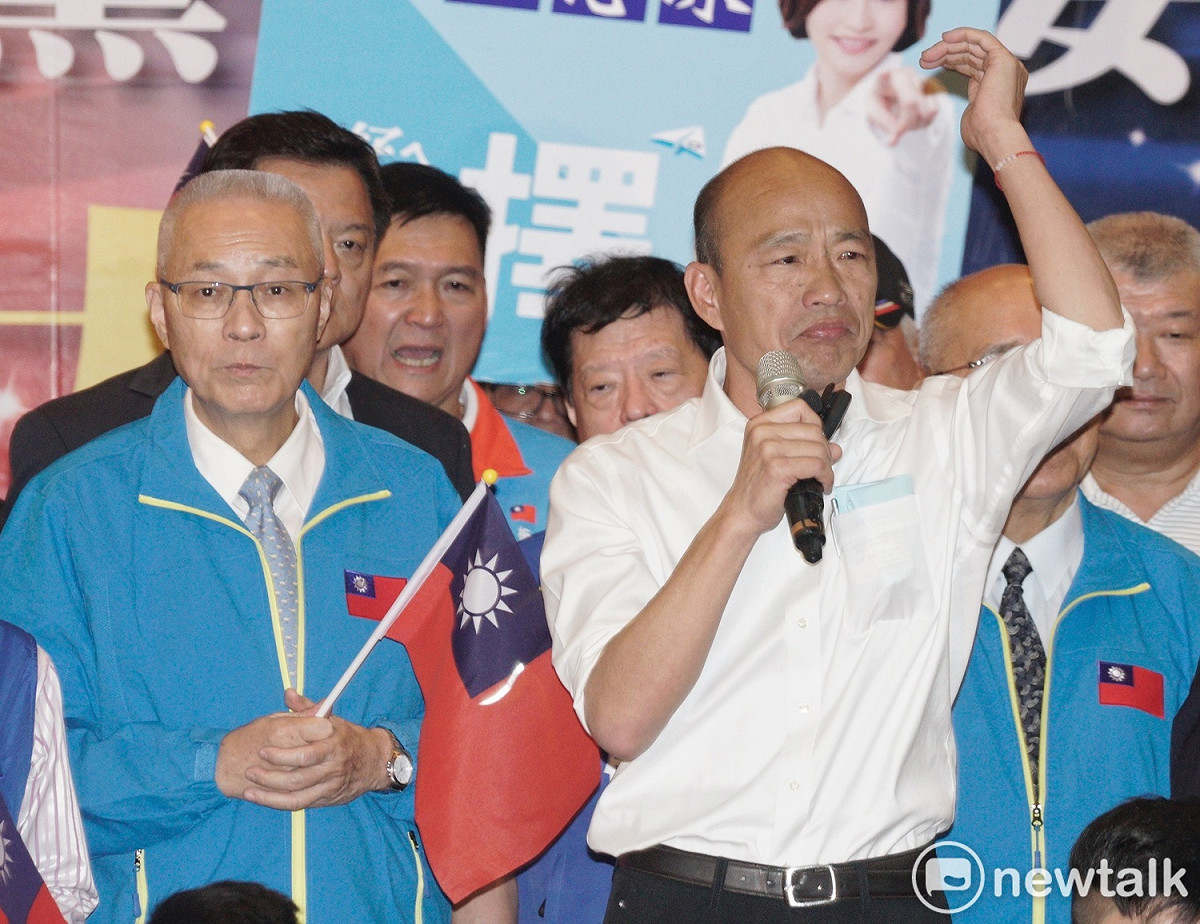 吳敦義接受廣播節目訪談時對前高雄市長韓國瑜有些不滿，認為國民黨當初對韓支援了許多費用，韓竟然稱連一碗滷肉飯都沒有 圖：張良一/攝（資料照）