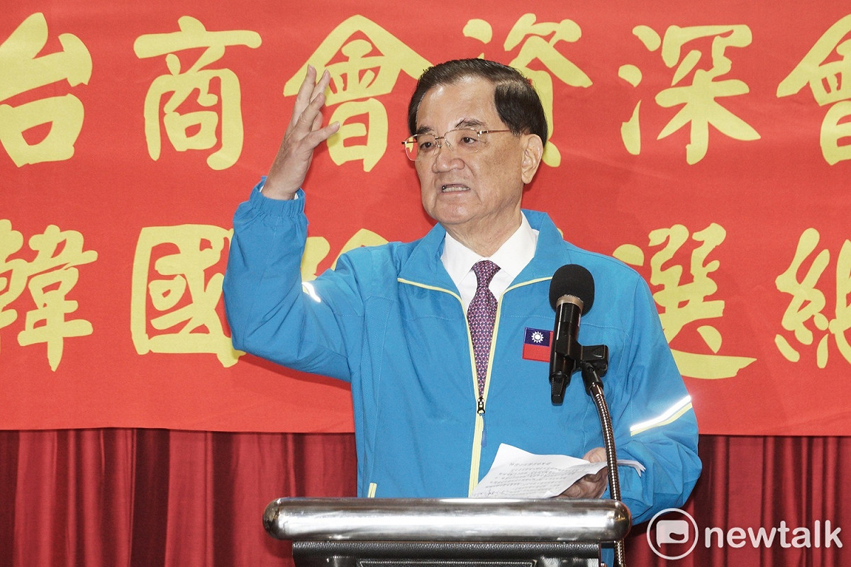 前副總統連戰。 圖：張良一/攝（資料照）