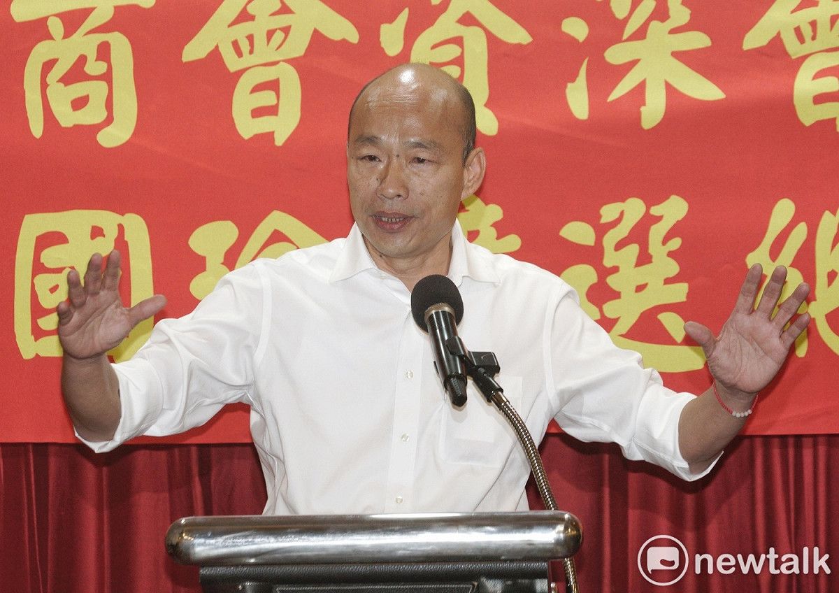 國民黨總統參選人韓國瑜身陷7200萬豪宅風暴。 圖：張良一/攝（資料照）
