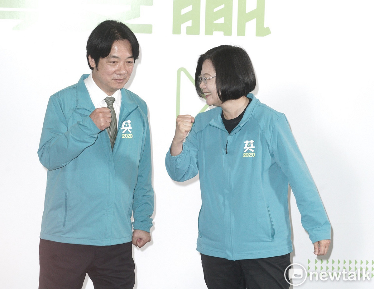 蔡英文宣布副手賴清德記者會。 圖：張良一/攝