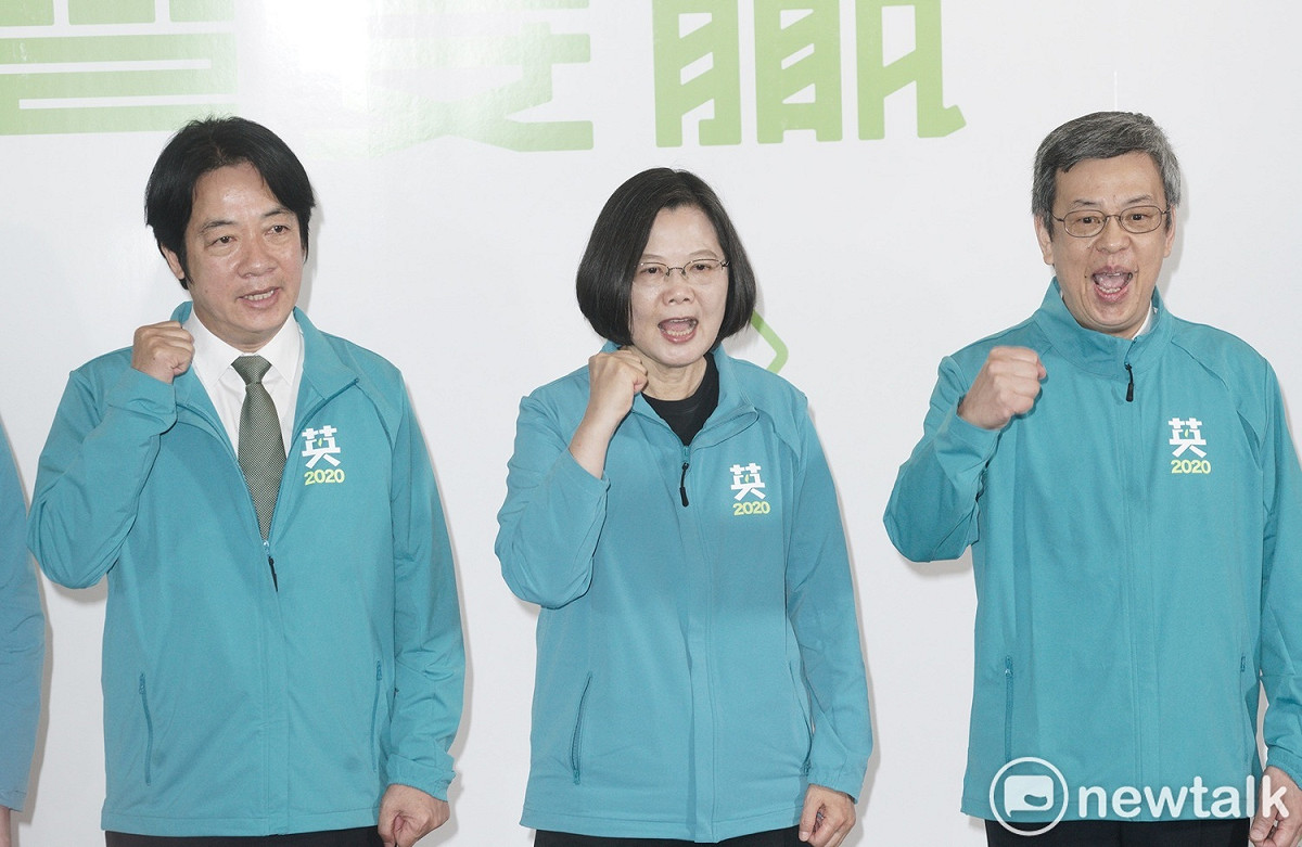 蔡英文宣布副手賴清德記者會。 圖：張良一/攝