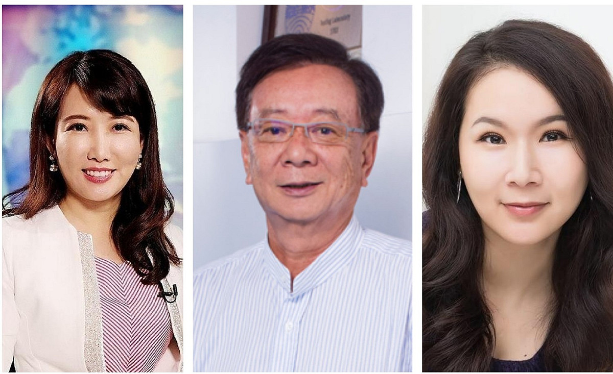 永齡基金會副執行長蔡沁瑜(左)、宣澤生技公司董事長宣明智(中)、永齡基金會執行長劉宥彤(右) 圖：新頭殼製作
