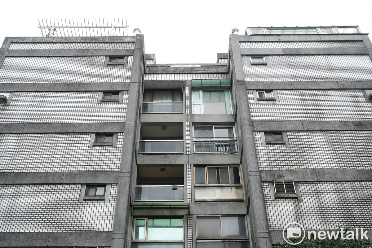 韓國瑜夫婦遭爆料曾住在台北市大安區的幸安名廈。圖為幸安名廈外觀。 圖：張良一/攝