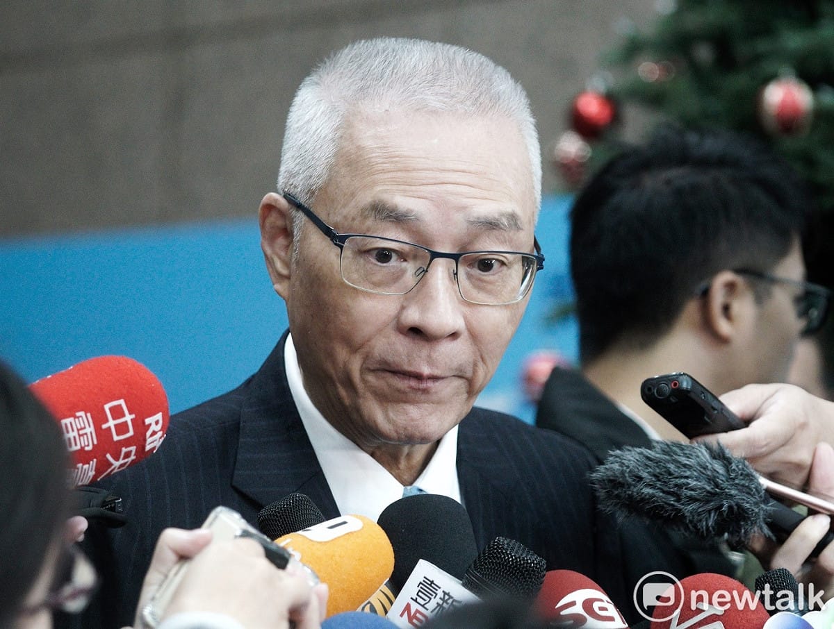 國民黨主席吳敦義。 圖：張良一/攝