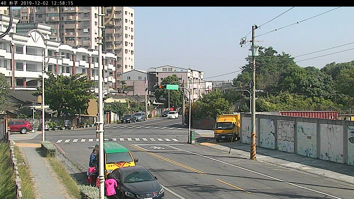 環保署表示，境外污染物將隨冷空氣南下，預計於午後影響台灣北部空氣品質(圖為朴子監測站畫面) 圖：取自環保署監測畫面
