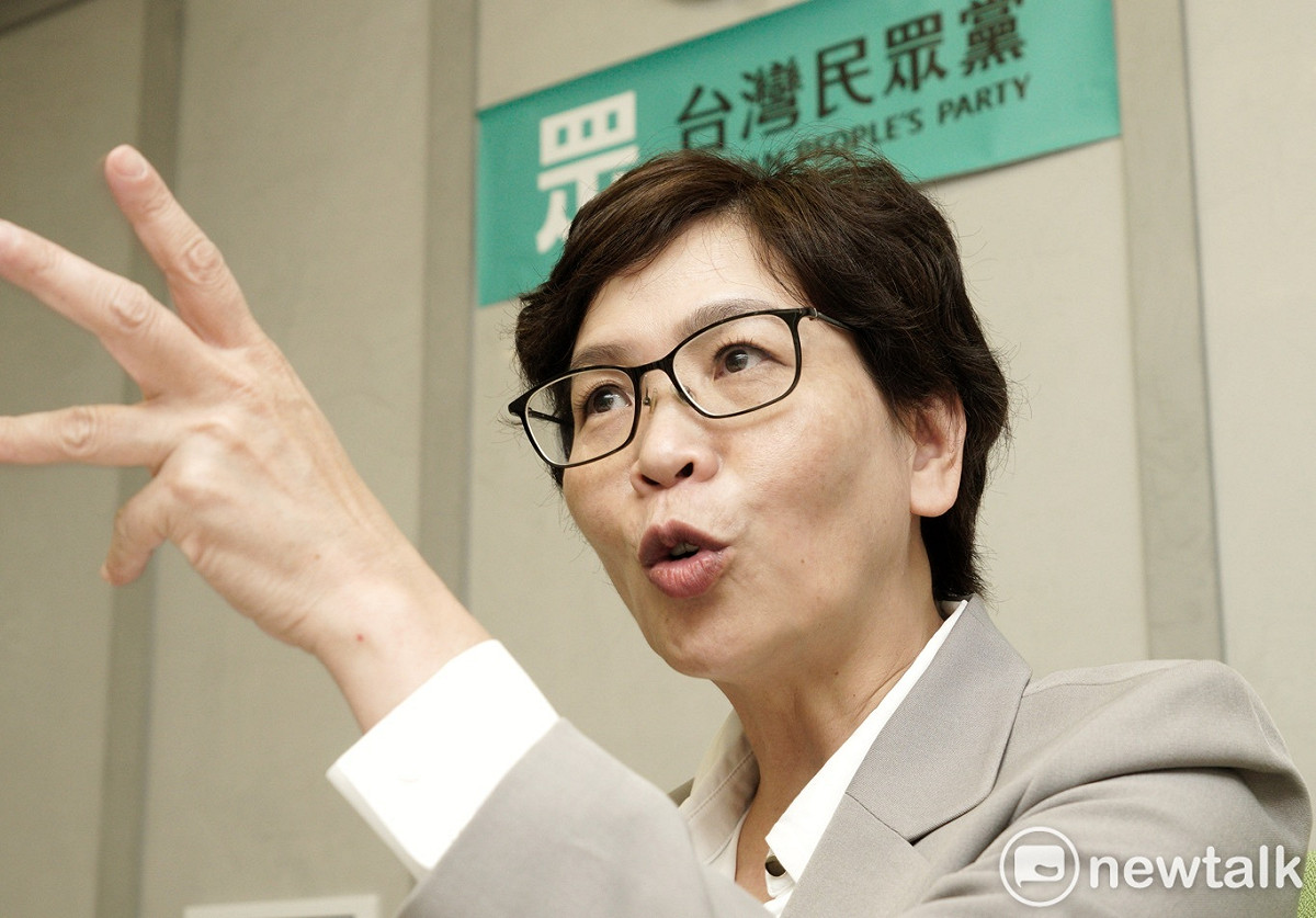 民眾黨不分區被提名人蔡壁如。 圖：張良一/攝（資料照）