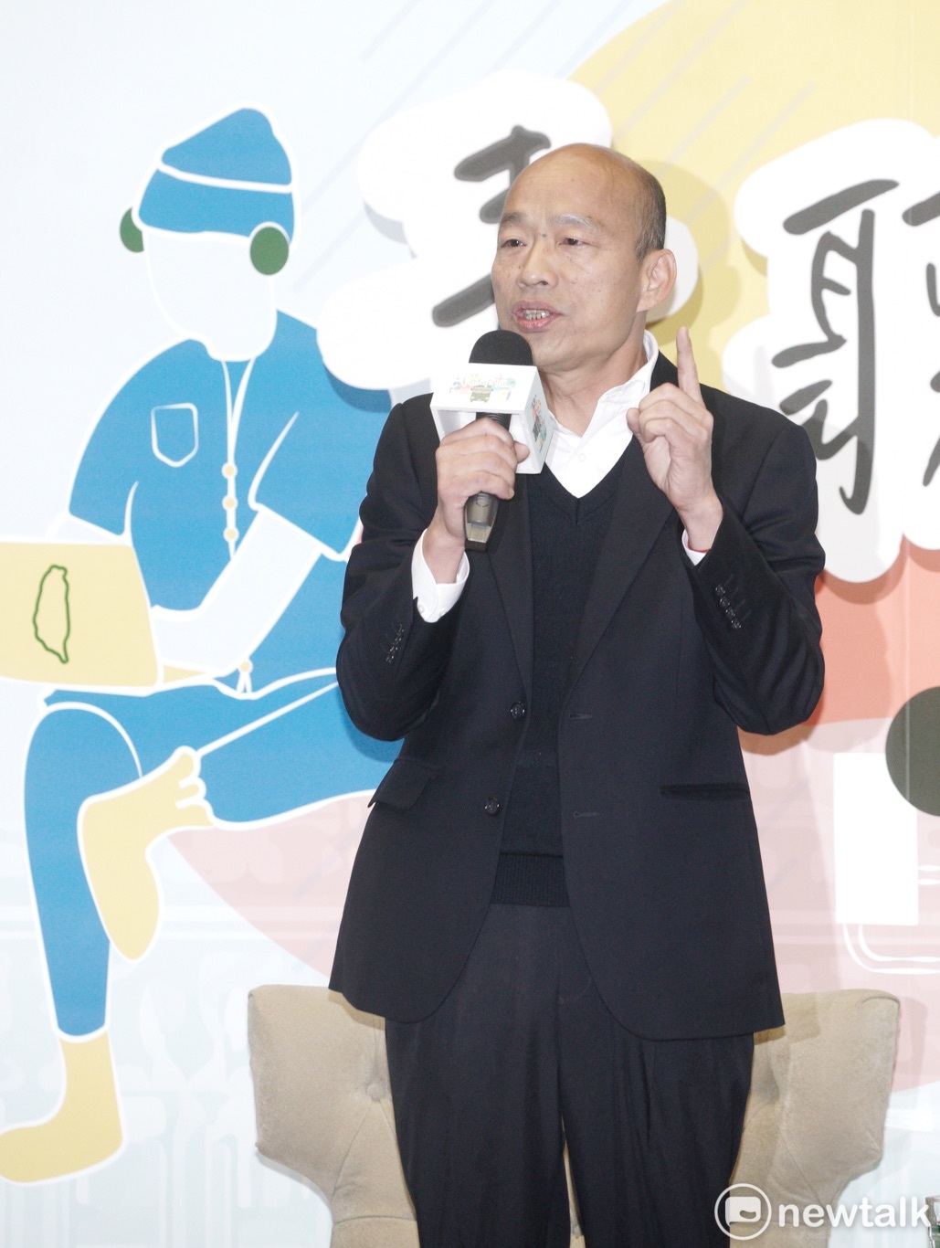 國民黨總統侯選人韓國瑜。 圖：張良一/攝(資料照片)