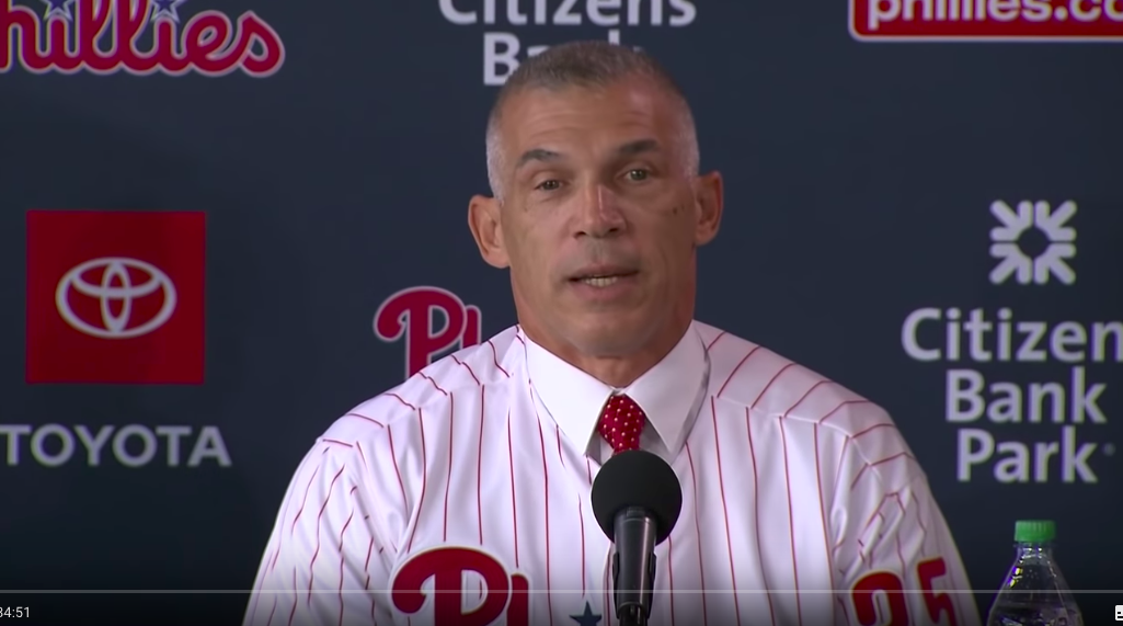 Joe Girardi。 圖：擷取自Youtube