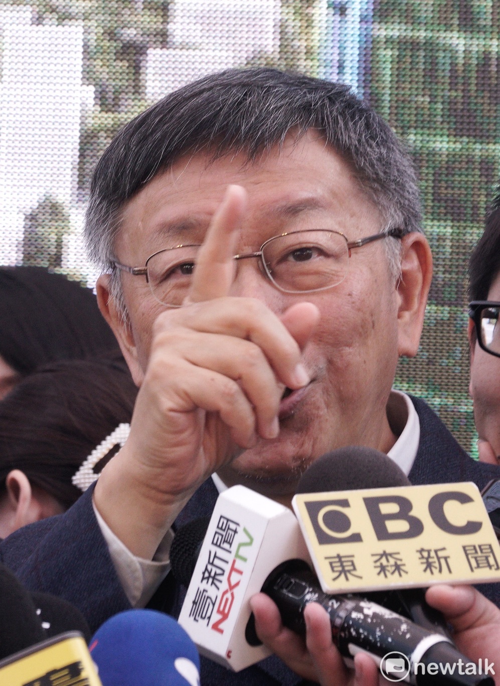 台北市長柯文哲受訪。 圖：張良一 / 攝（資料照）