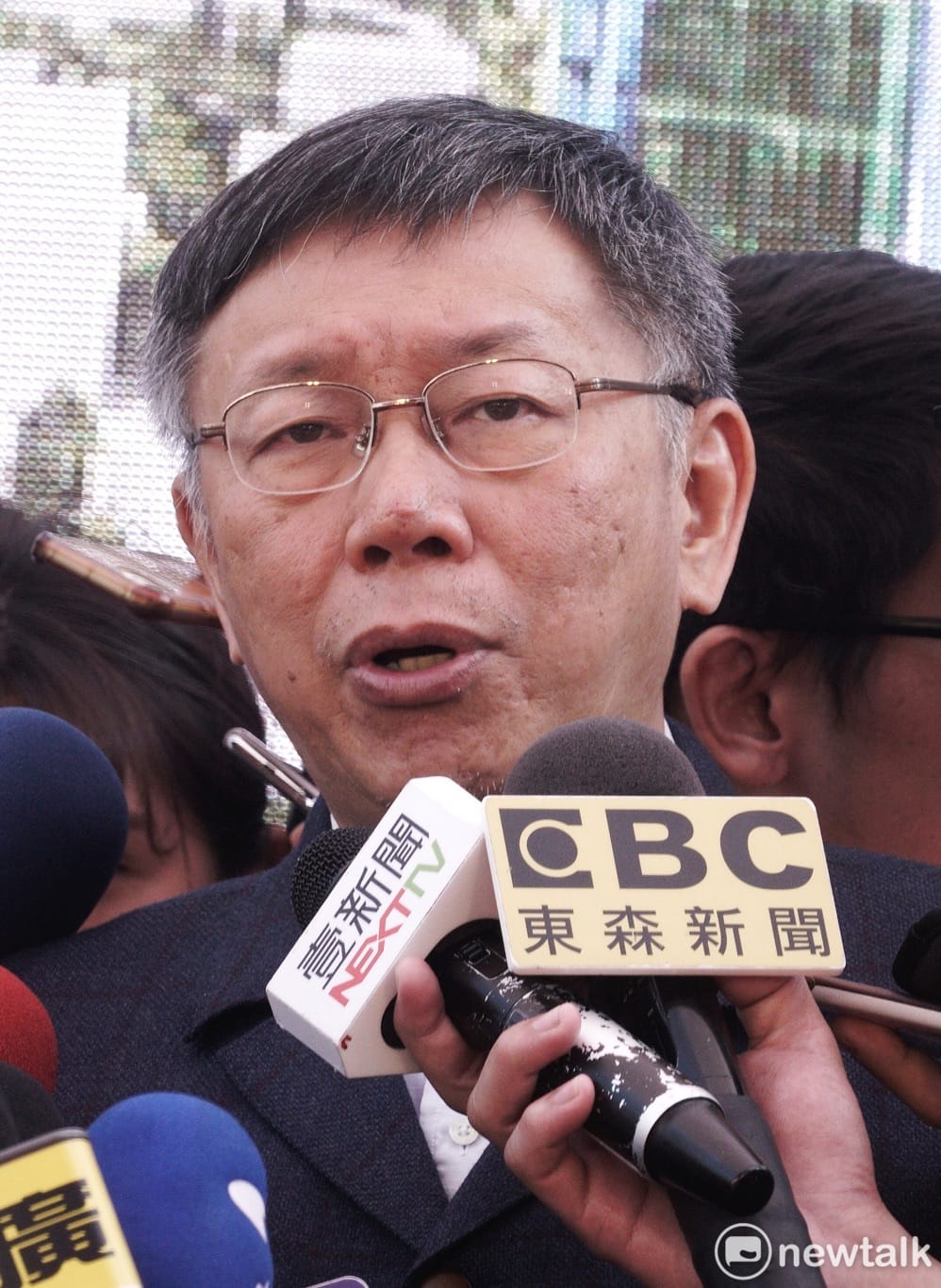 台北市長柯文哲受訪。 圖：張良一 / 攝（資料照）
