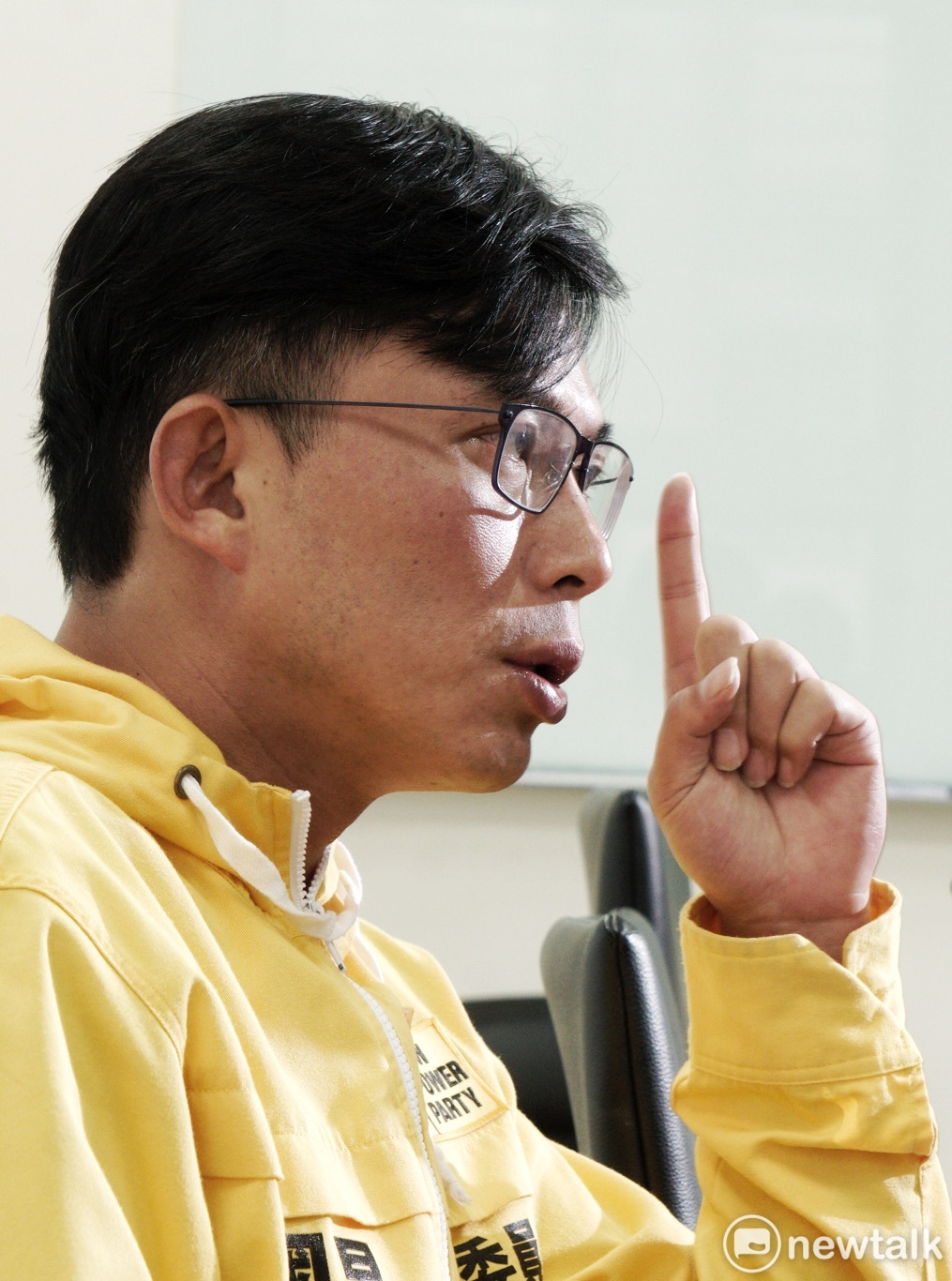 時代力量立委黃國昌接受新頭殼專訪。 圖：張良一/攝