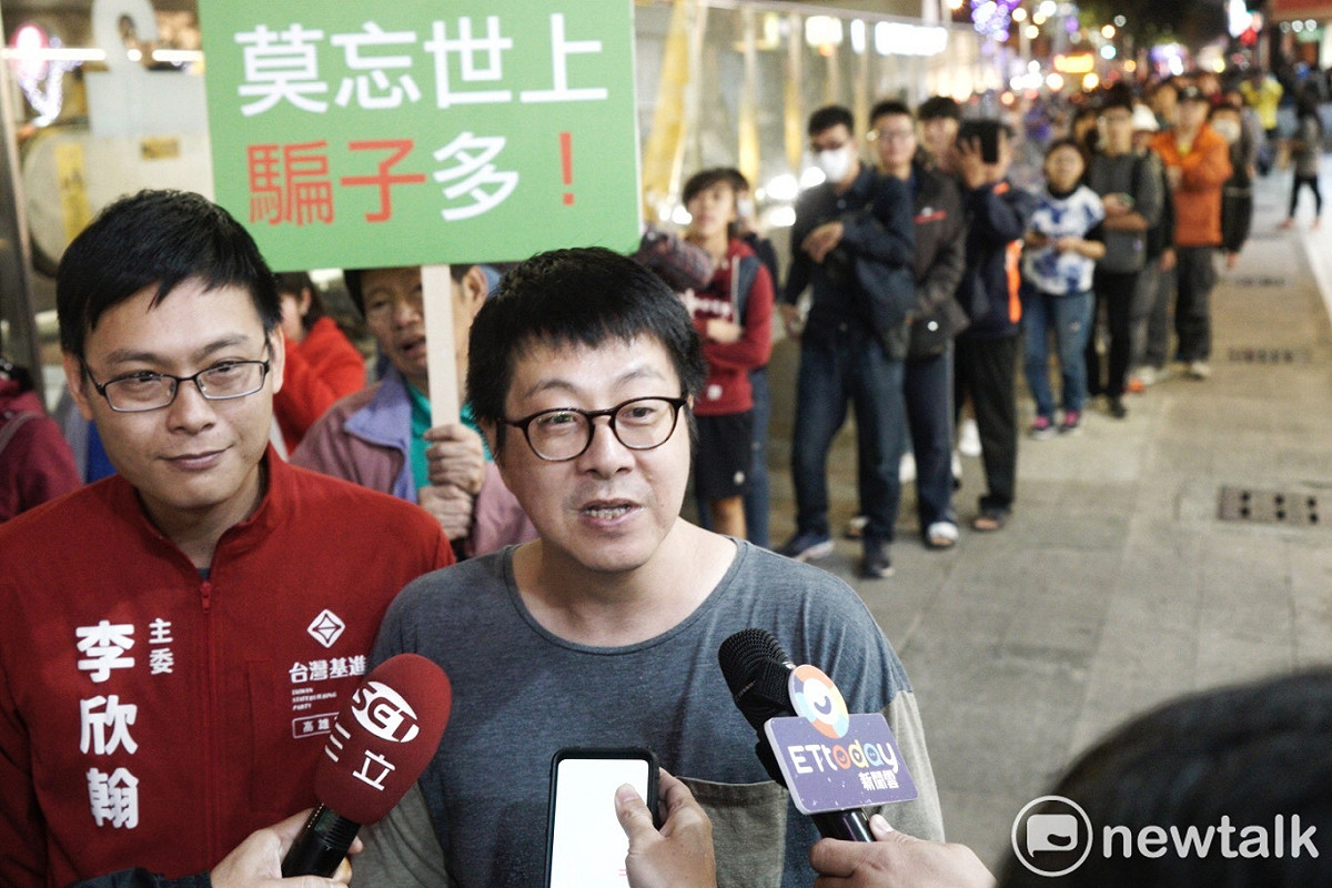 尹立指出，民眾可於光復高雄罷韓總部、台灣基進與公民割草等連署站一同響應 圖：張良一/攝 (資料照片)