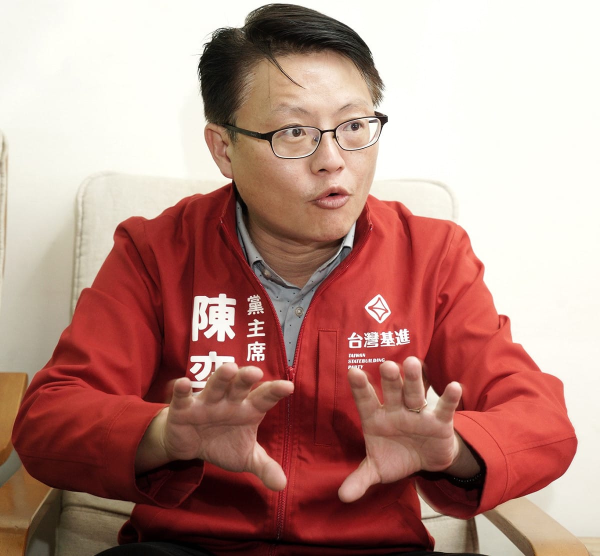 陳奕齊強調，他要成立第二支的本土隊伍。 圖：張良一/攝
