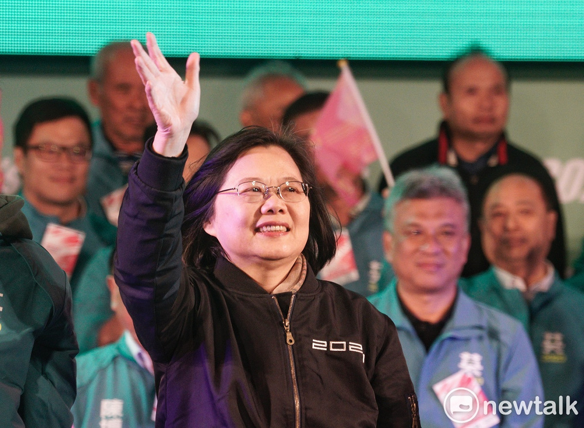 民進黨總統候選人蔡英文。 圖：張良一/攝（資料照）