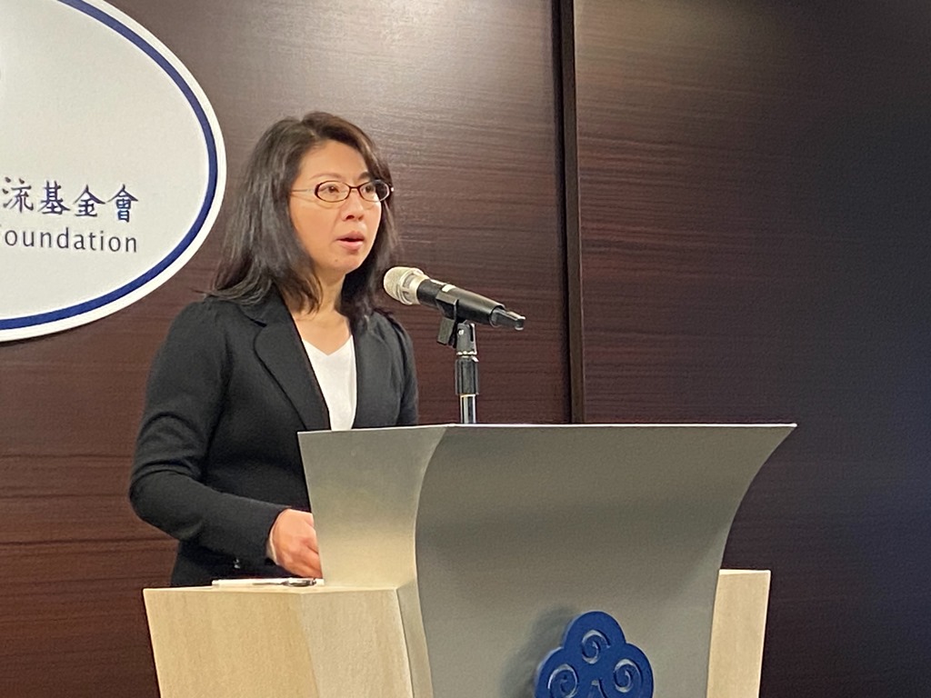 海基會副秘書長兼發言人蔡孟君。 圖：新頭殼