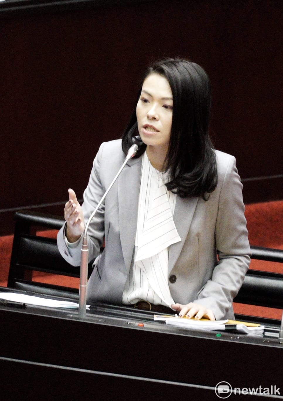 民眾黨立委高虹安。 圖：張良一 / 攝（資料照）